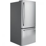 Ge 20.9 Cu. Ft. Bottom-freezer Refrigerator Stainless Steel (new Open Box)