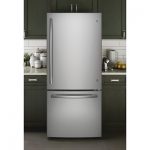 Ge 20.9 Cu. Ft. Bottom-freezer Refrigerator Stainless Steel (new Open Box)