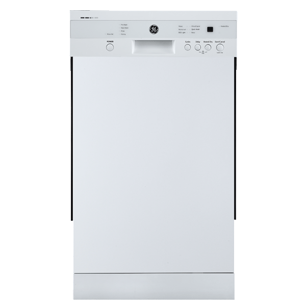 Ge Built-in 18′ Dishwasher White (open Box)