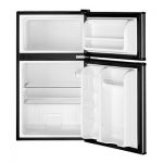 Ge Cleansteel Double Door Compact Refrigerator 3.1 Cu. Ft.(new Open Box) – Gde03glklb