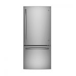 Ge 20.9 Cu. Ft. Bottom-freezer Refrigerator Stainless Steel (new Open Box) – Gde21dskss