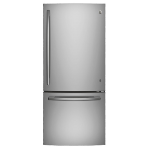 Ge 20.9ft³ Bottom-freezer Refrigerator Stainless Steel (open Box)
