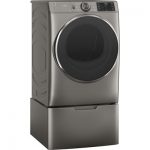 Front Load Dryer 28′ / 7,8 Ft³ Ge With Steam Satin Nickel (new Open Box) – Gfd65esmnsn