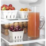 Réfrigérateur Ge à Congélateur Inférieur 36′ De 25,5 Pi³ Ardoise (déballé)