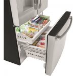 Bottom-mount Refrigerator 25,5 Cu. Ft. / 36′ Ge Stainless Steel (new Open Box) – Gfe26jsmss