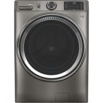 Washer & Dryer Set, Ge Front Load 28′ Satin Nickel New Open