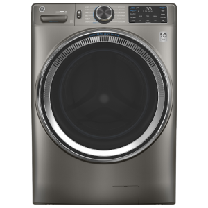 Ge 5,5ft³ Front Load Washer With Steam Satin Nickel (open Box)