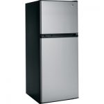Réfrigérateur à Congélateur Supérieur 11,6 Pi³ 24 Po Ge Acier Inoxydable (déballé)