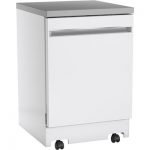 Ge 24′ Portable Dishwasher White New Open Box