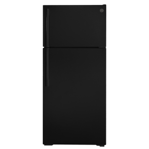 Réfrigérateur à Congélateur Supérieur 16,6 Pi³ 28′ Noir Déballé