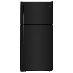 Ge 30′ 18 Ft³ Top Freezer Refrigerator Black (open Box)