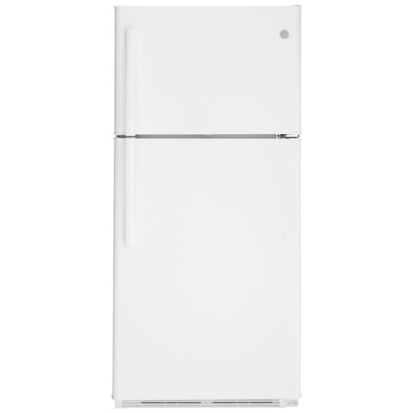 Ge 30′ / 18ft³ Top Freezer Refrigerator White (open Box)