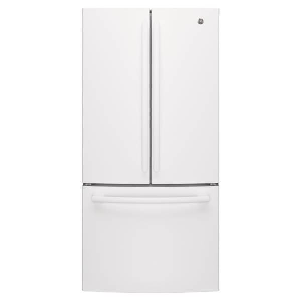 Ge 18.6ft³ / 33′ Bottom-mount Refrigerator French Door Counter-depth White (open Box)