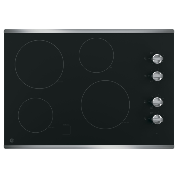 Ge 30′ Built-in Electric Cooktop Stainless Steel (open Box)