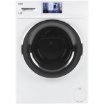 Front Load Washer 2,4′ With Steam Haier White New Open Box
