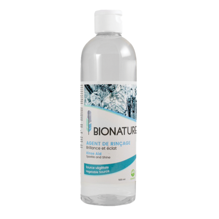 BIONATURE Agent de rinçage lave-vaisselle 500ml