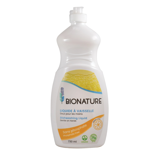 Bionature Liquide Vaisselle Agrume 730ml