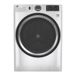 GE 28" / 5.5 ft³ Front Load Washer White