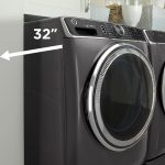 GE 28" / 5.5 ft³ Front Load Washer White