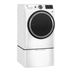 GE 28" / 5.5 ft³ Front Load Washer White
