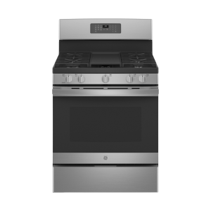 GE 30" Gas Range w/ 5 Cu. Ft. Self-Cleaning Oven Stainless