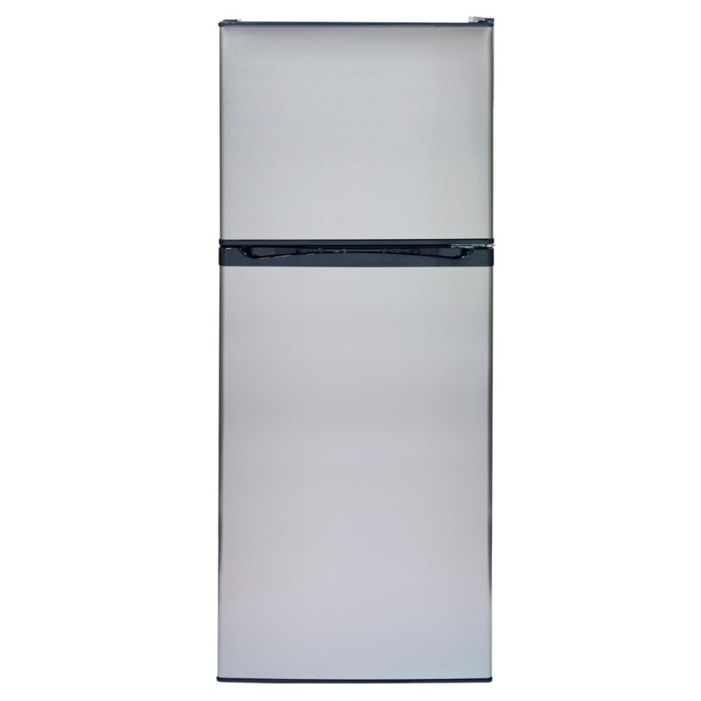 MOFFAT 24″ / 11.55ft³ Top Freezer Refrigerator Stainless Steel