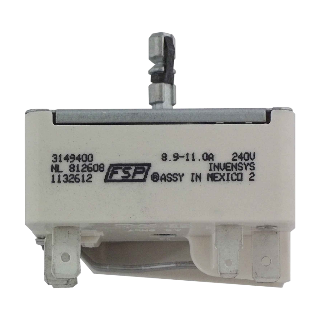 WHIRLPOOL Range burner switch 2100W (long shaft)