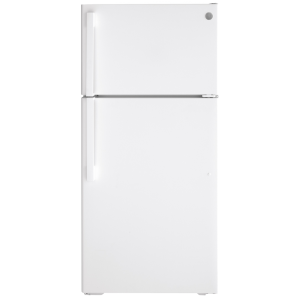 Réfrigérateur à Congélateur Supérieur 15,6 Pi³ 28 Po De Ge Blanc (déballé)
