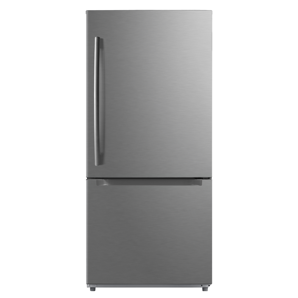 Réfrigérateur Moffat De 19 Pi³ à Congélateur Inférieur Tiroir Acier Inoxydable (déballé)