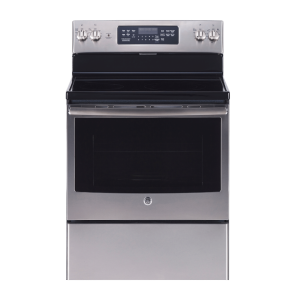 Cuisinière électrique à convection Air-Flow 30″ GE avec four de 5 pi³ acier inoxydable