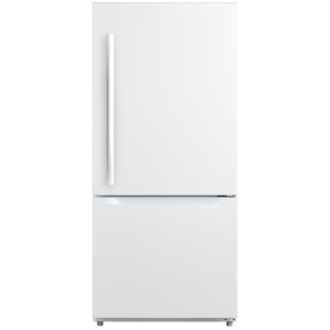 MOFFAT 19 Cu. Ft. Bottom Freezer Refrigerator White