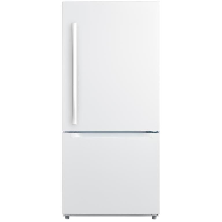 MOFFAT 19 Cu. Ft. Bottom Freezer Refrigerator White