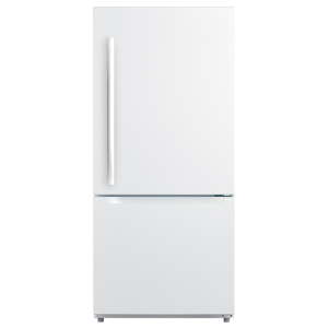 Réfrigérateur MOFFAT de 19 pi³ à congélateur inférieur tiroir blanc