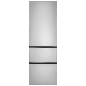 Réfrigérateur à congélateur inférieur 12 pi³ GE inox