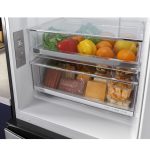 Réfrigérateur à congélateur inférieur 12 pi³ GE inox