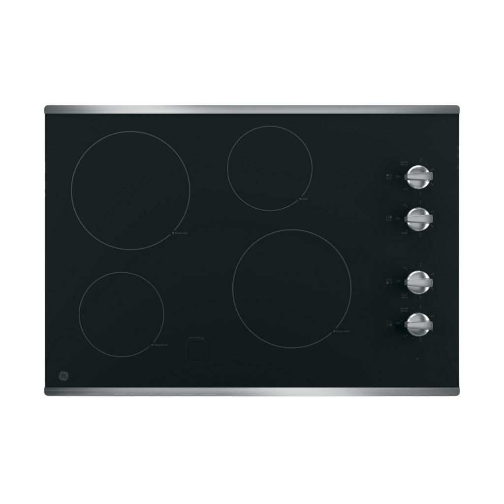 GE 30" Built-in Electric Cooktop Stainless Steel