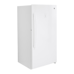 GE 14 Cu. Ft. Upright Frost-Free Freezer White