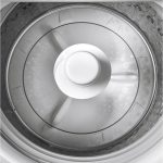 GE top-loading washer tub with Wave agitator