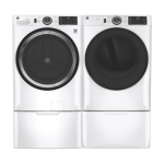 GE 28″ Wide Front Load Washer & Dryer Set White