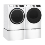 GE 28″ Wide Front Load Washer & Dryer Set White