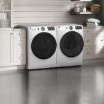 GE 28″ Wide Front Load Washer & Dryer Set White