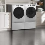 GE 28″ Wide Front Load Washer & Dryer Set White