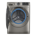 GE 5.8 Cu. Ft. 28″ Wide Front Load Washer with PowerSteam™ Satin Nickel