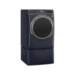GE 28" / 5.8 ft³ Front Load Washer With Steam Sapphire Blue