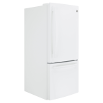 GE 20.9ft³ Bottom-Freezer Refrigerator White