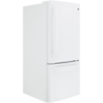 GE 20.9ft³ Bottom-Freezer Refrigerator White