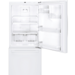 GE 20.9ft³ Bottom-Freezer Refrigerator White