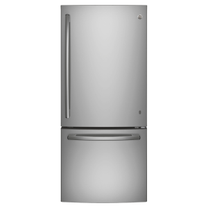 GE 20.9ft³ Bottom-Freezer Refrigerator Stainless Steel