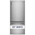 Réfrigérateur GE de 30" de large à congélateur inférieur