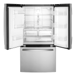 GE Réfrigérateur à congélateur inférieur 36″ de 25,5 pi³